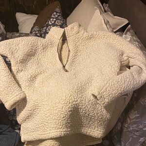 Cozy Cream Sherpa Pullover